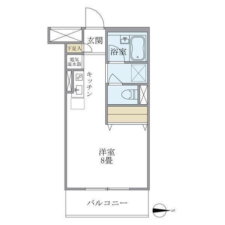 メゾンベール南麻布の物件間取画像